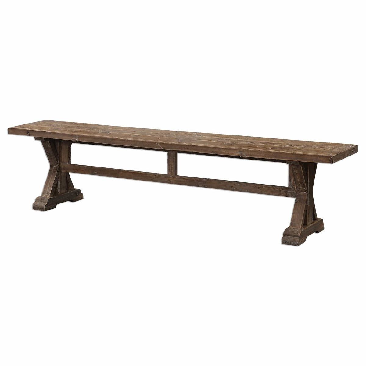 Uttermost Living Stratford Salvaged Wood Bench House of Isabella UK