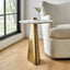 Uttermost Living Strum Accent Table in Arabescato Marble House of Isabella UK