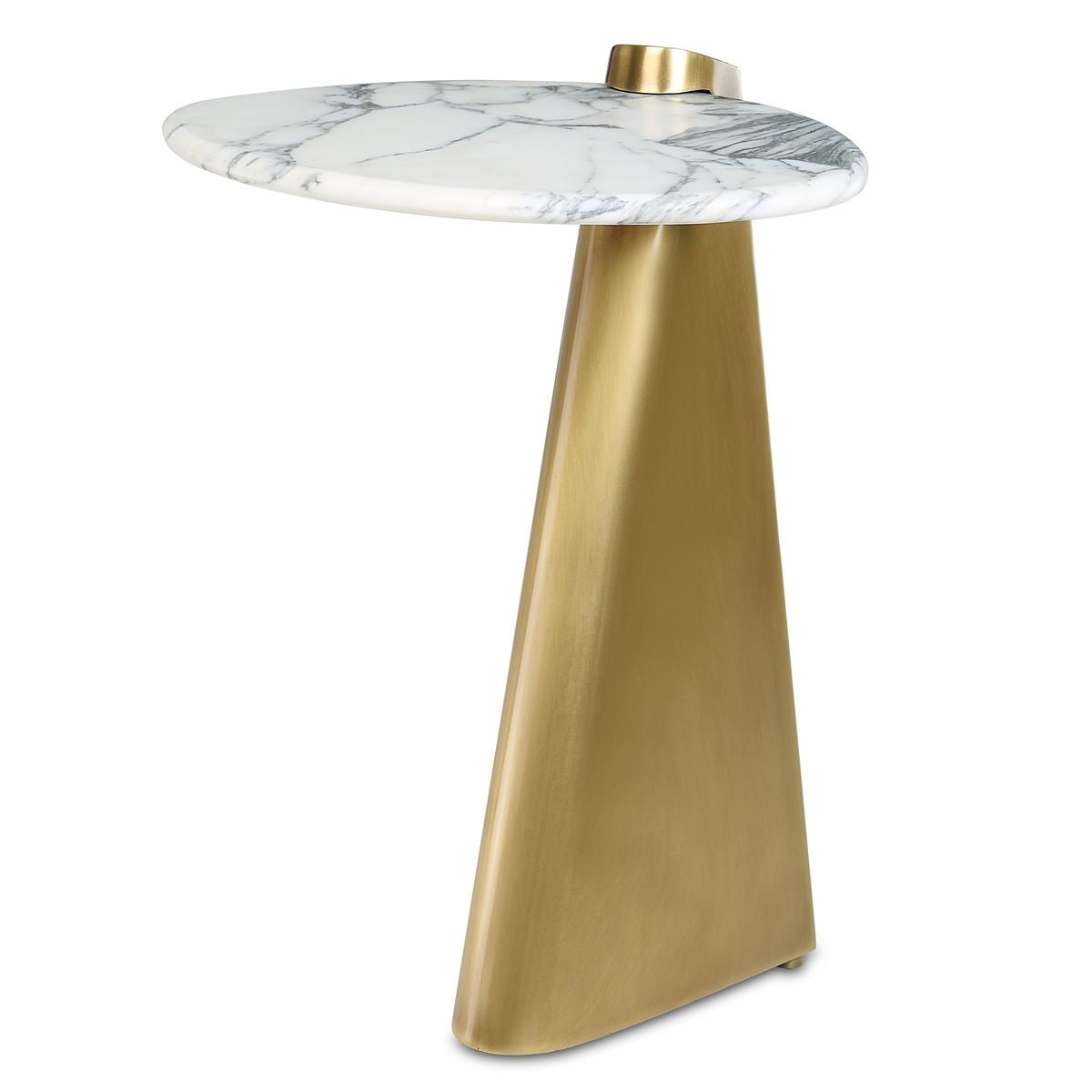 Uttermost Living Strum Accent Table in Arabescato Marble House of Isabella UK