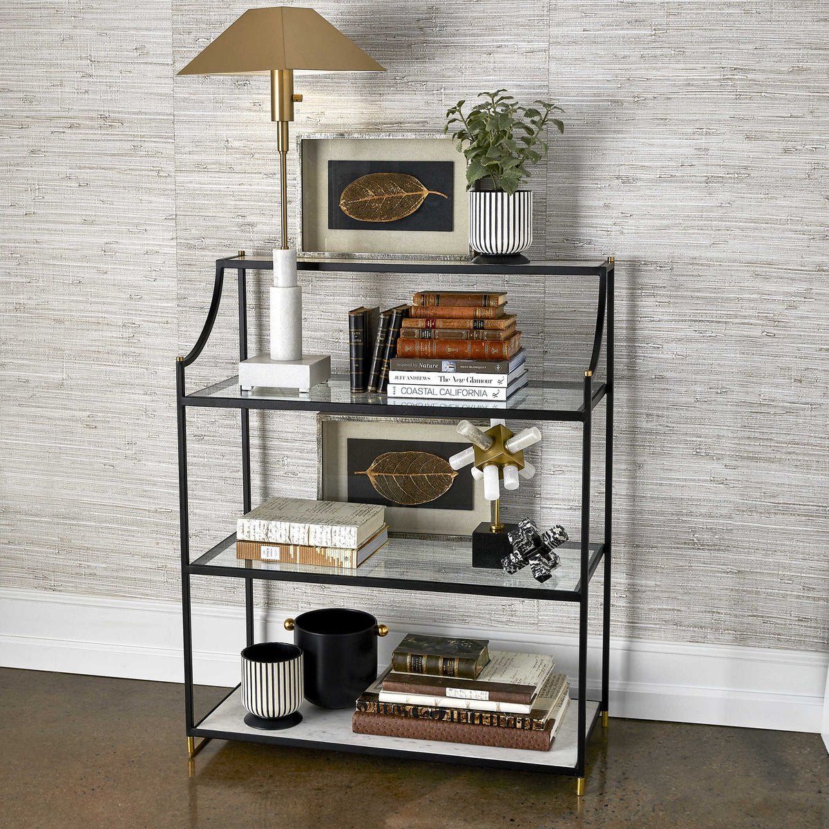 Uttermost Living Swoop Console/Bar Shelving House of Isabella UK