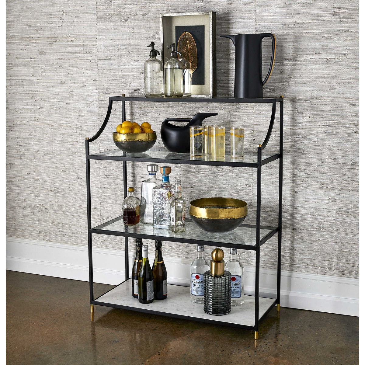 Uttermost Living Swoop Console/Bar Shelving House of Isabella UK