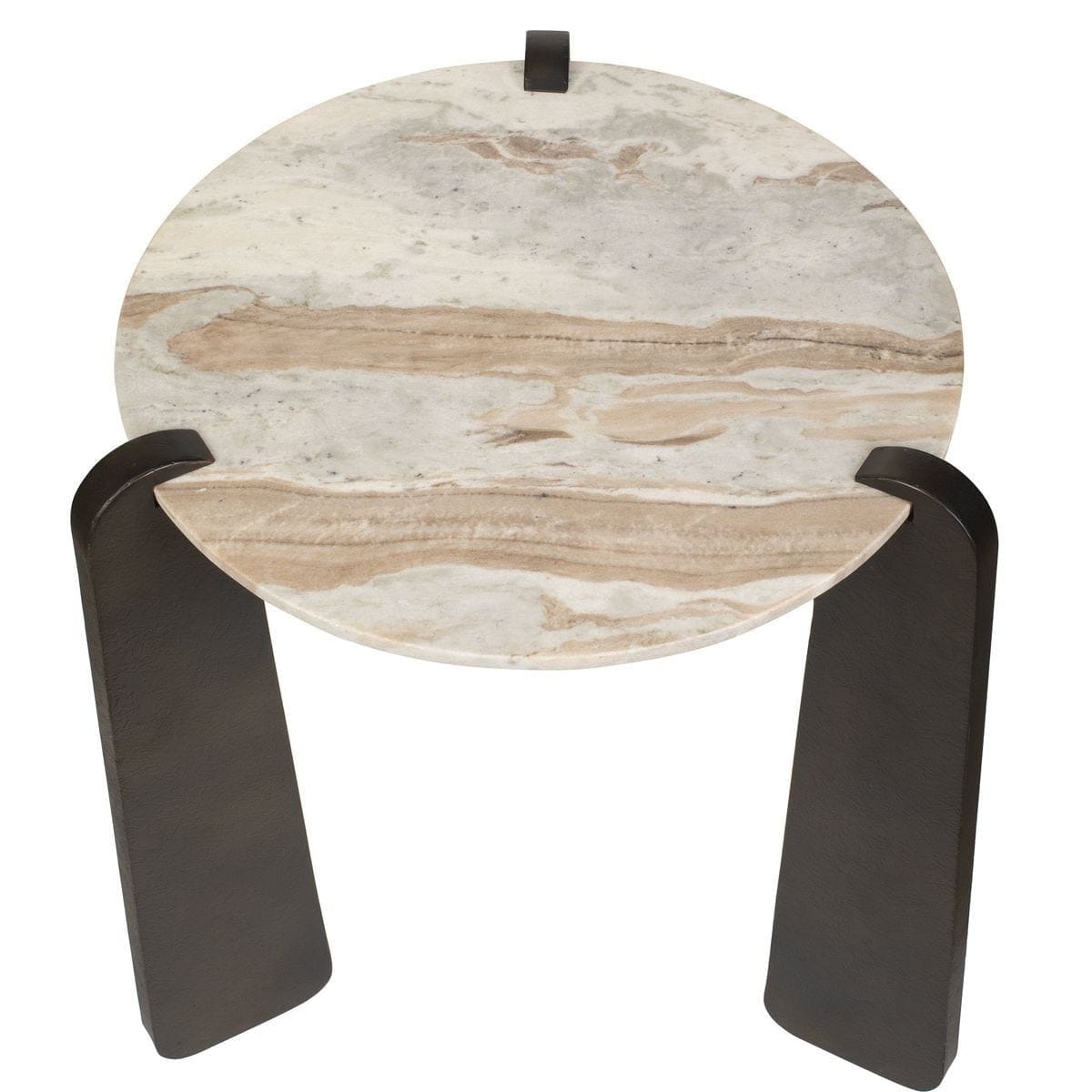 Uttermost Living Talud Modern Side Table in Marble House of Isabella UK