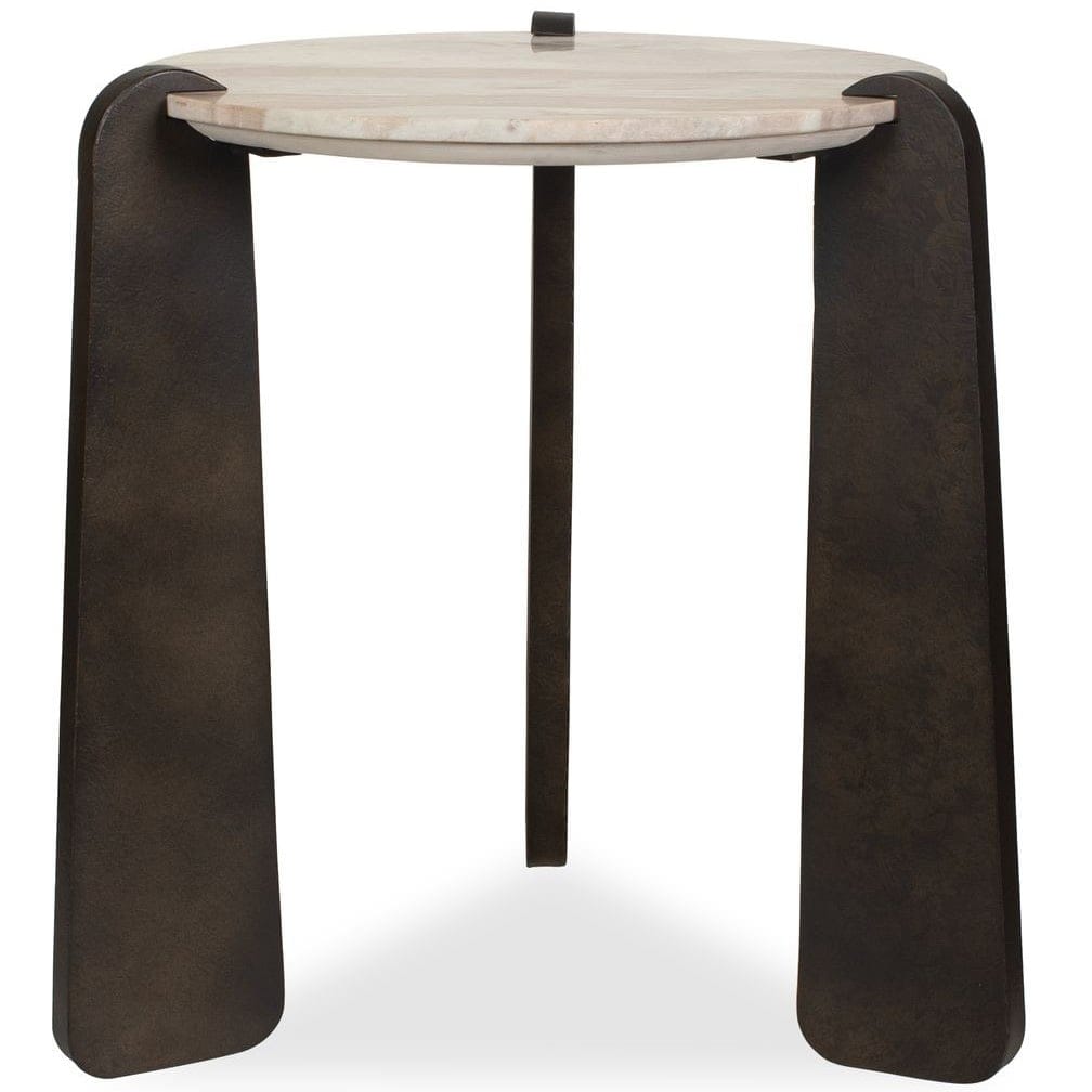 Uttermost Living Talud Modern Side Table in Marble House of Isabella UK
