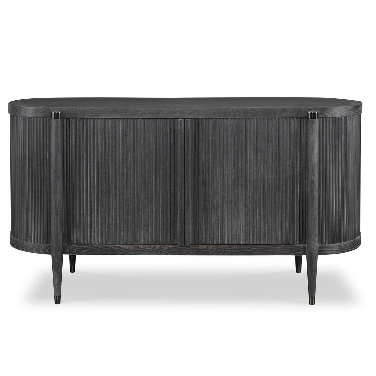 Tambour Cabinet - Black Ceruse.