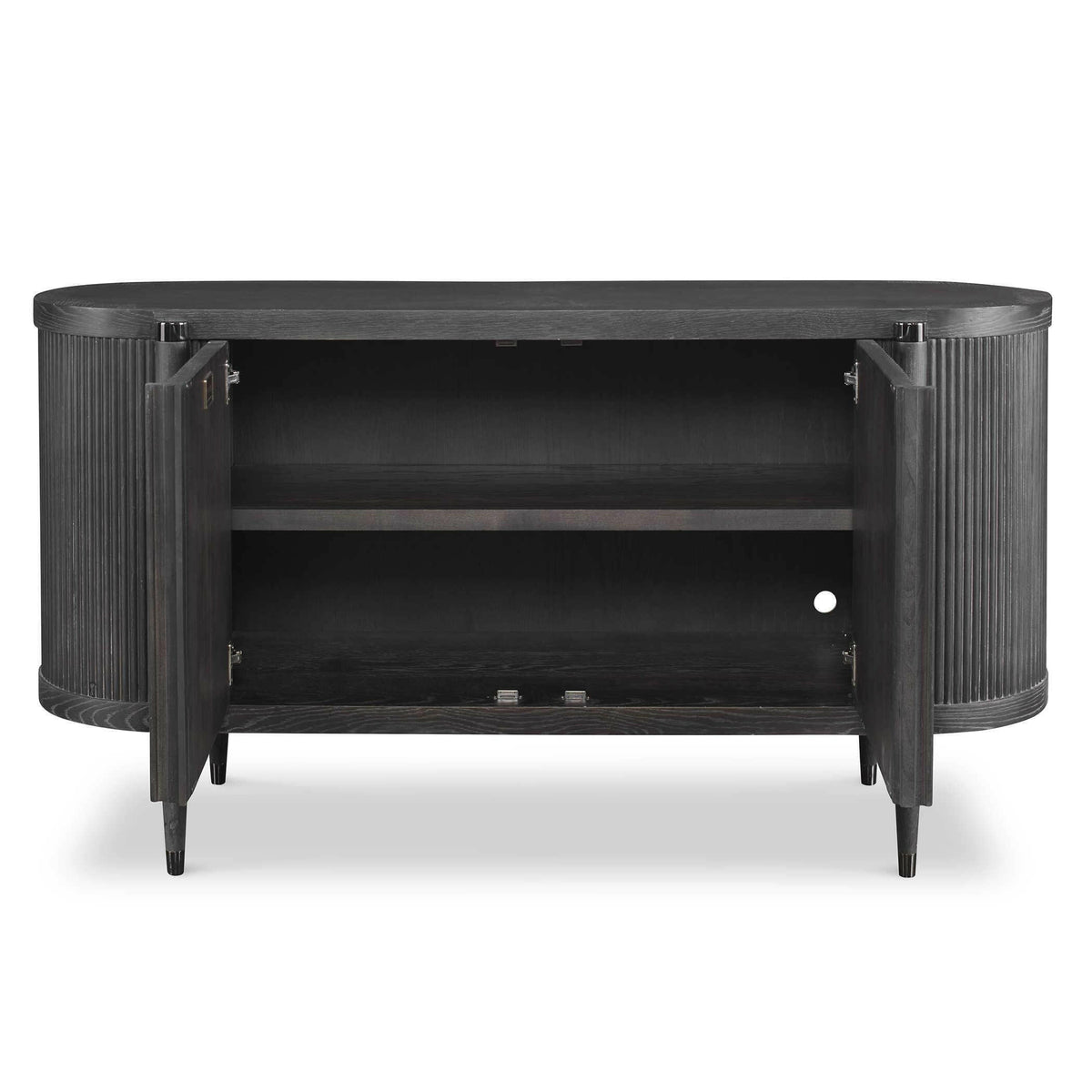 Tambour Cabinet - Black Ceruse.