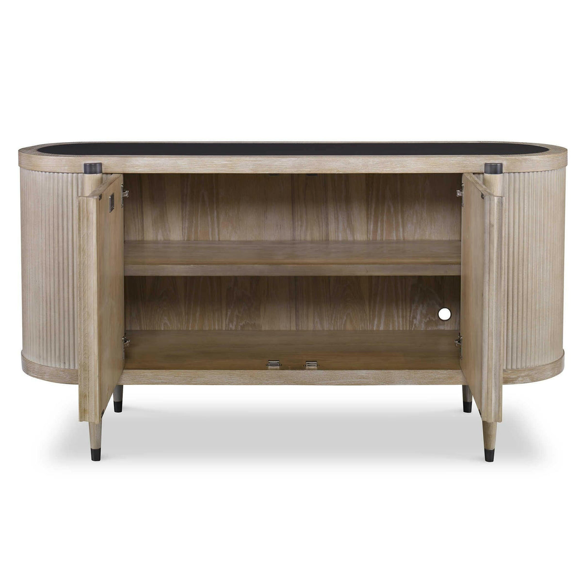Tambour Cabinet - Natural Wash.
