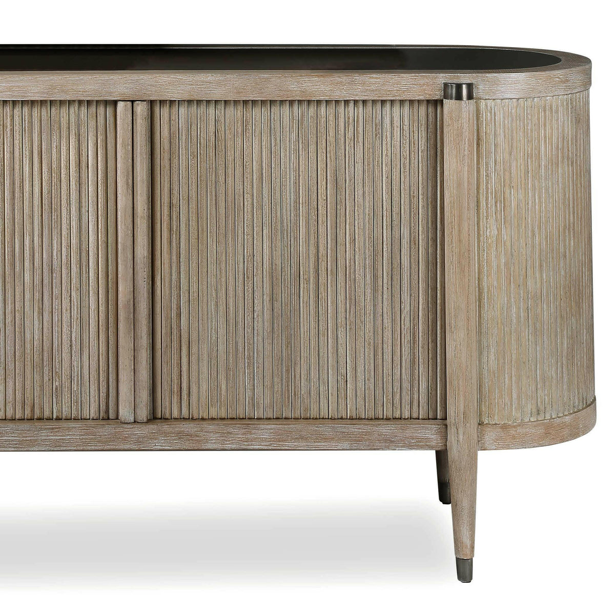 Tambour Cabinet - Natural Wash.