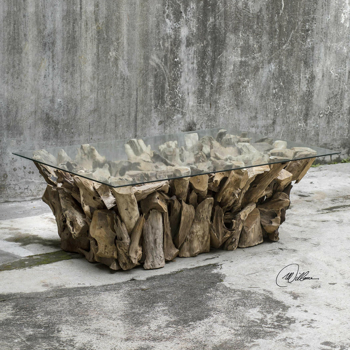 Teak Root Coffee Table.