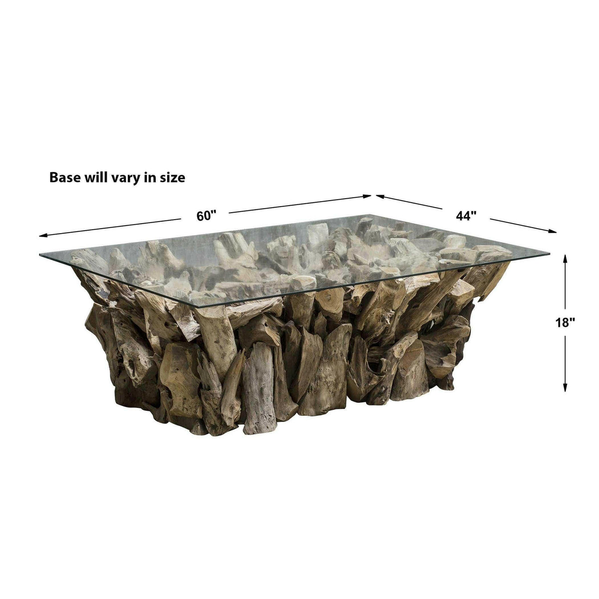 Teak Root Coffee Table.