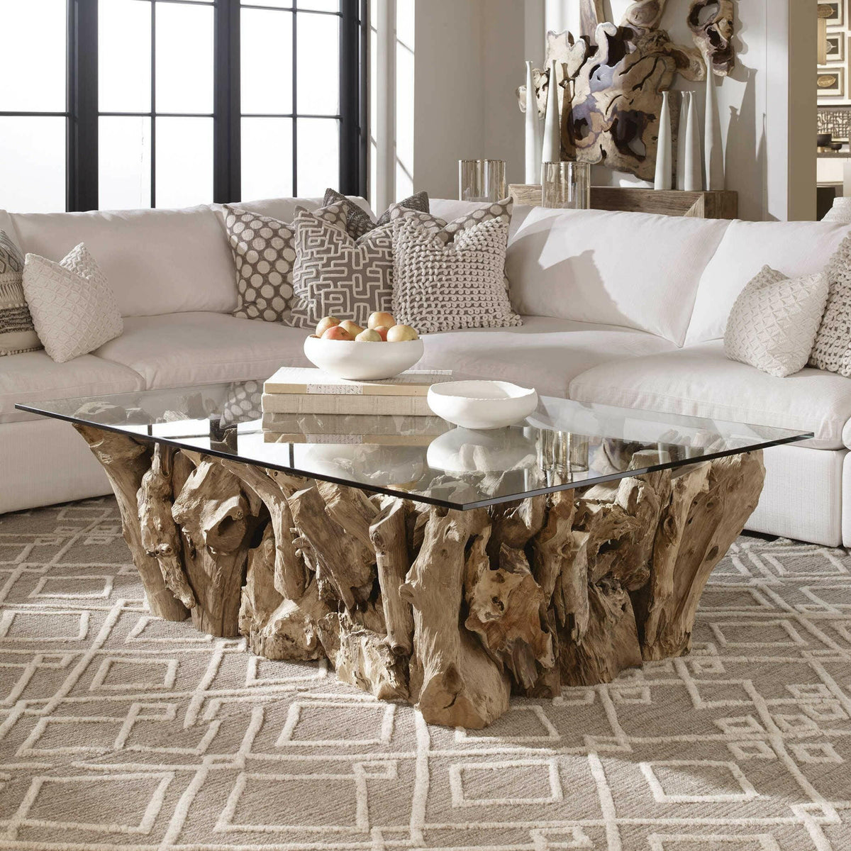 Teak Root Coffee Table.