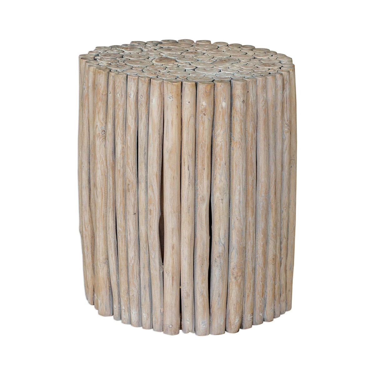 Uttermost Living Tectona Teak End Table House of Isabella UK