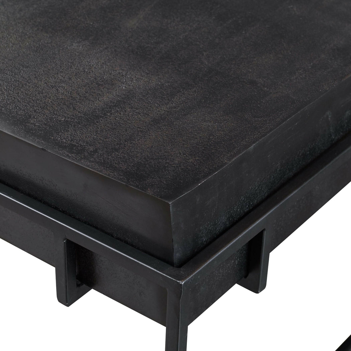 Telone Modern Black Coffee Table.