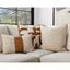 Uttermost Living The Flip Side Cushion in Toffee House of Isabella UK