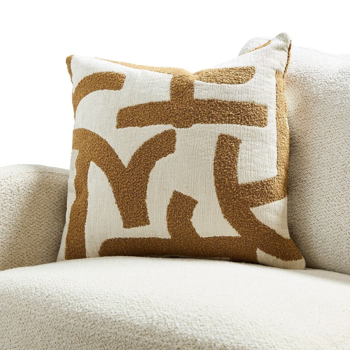 Uttermost Living The Flip Side Cushion in Toffee House of Isabella UK