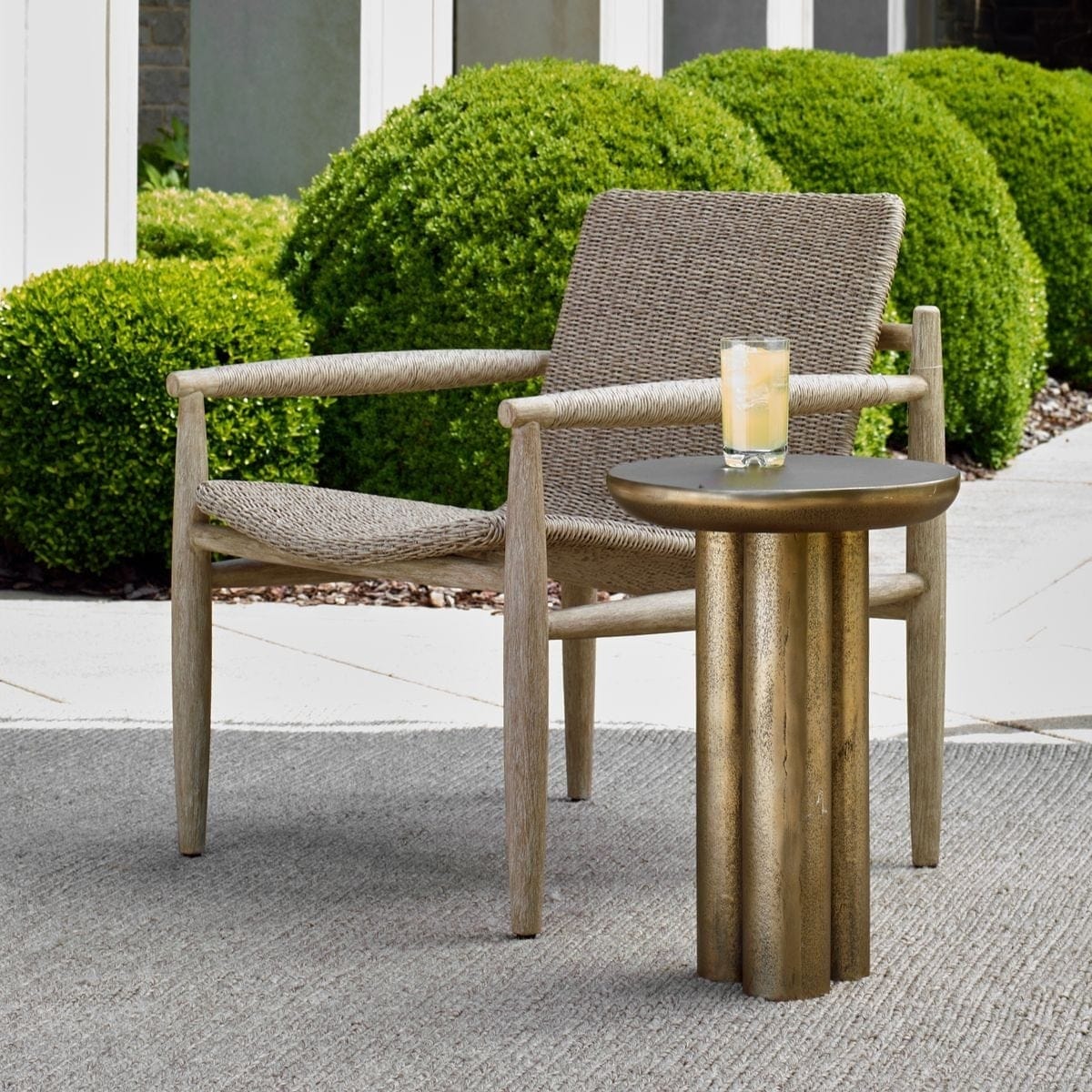 Uttermost Living Thorp Outdoor Accent Table House of Isabella UK
