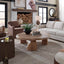 Uttermost Living Tiernan Reclaimed Oak Round Coffee Table House of Isabella UK