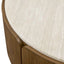 Uttermost Living Tindall Round Travertine Coffee Table House of Isabella UK