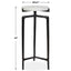 Uttermost Living Tobias White Marble Slab Drink Table House of Isabella UK