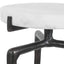 Uttermost Living Tobias White Marble Slab Drink Table House of Isabella UK