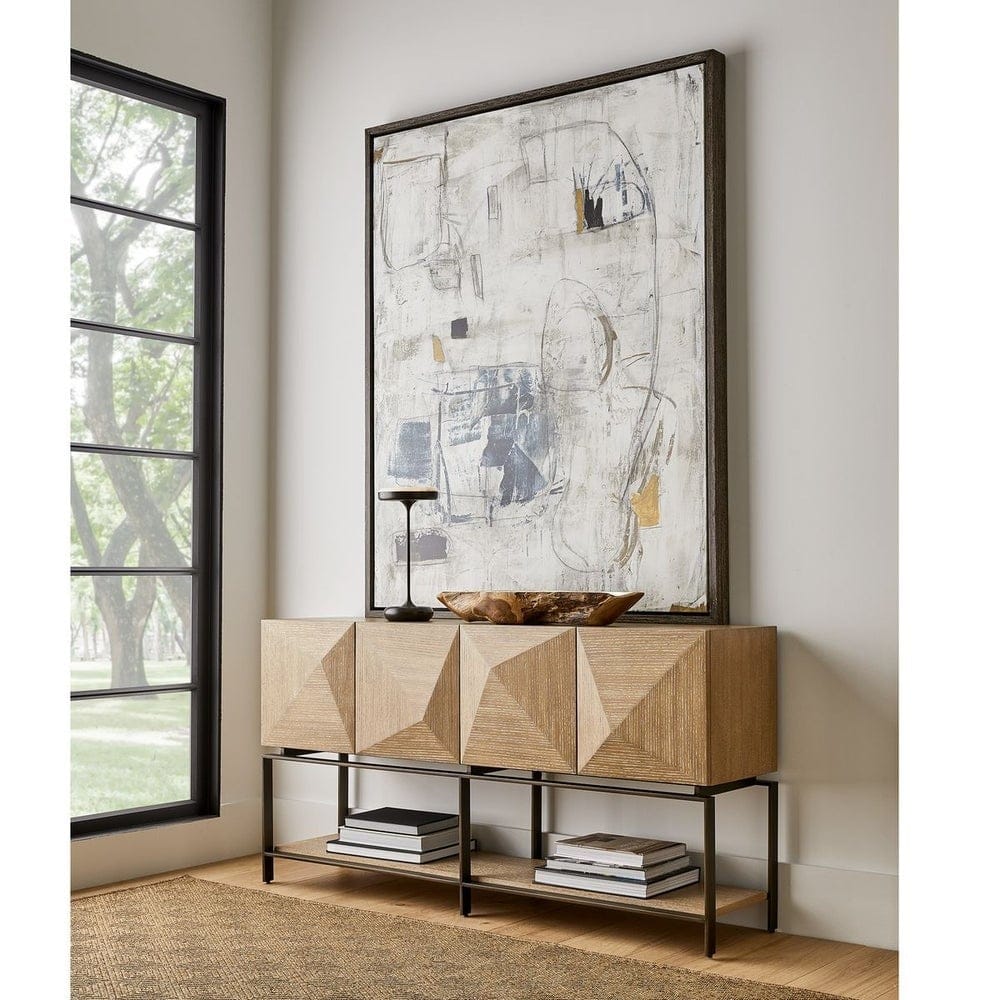 Uttermost Living Trapezoid 4 Door Cabinet House of Isabella UK