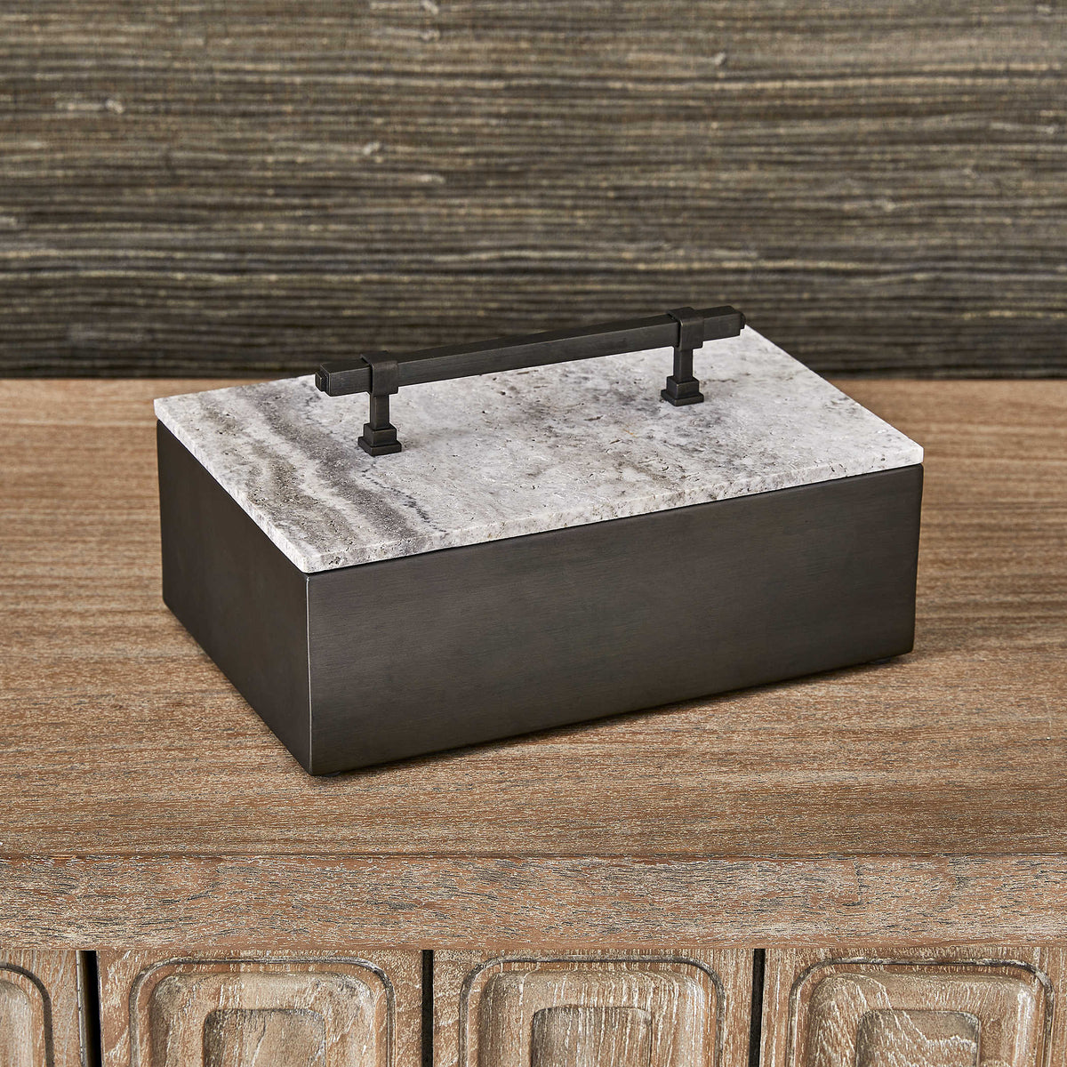 Uttermost Living Travertine Coffer House of Isabella UK
