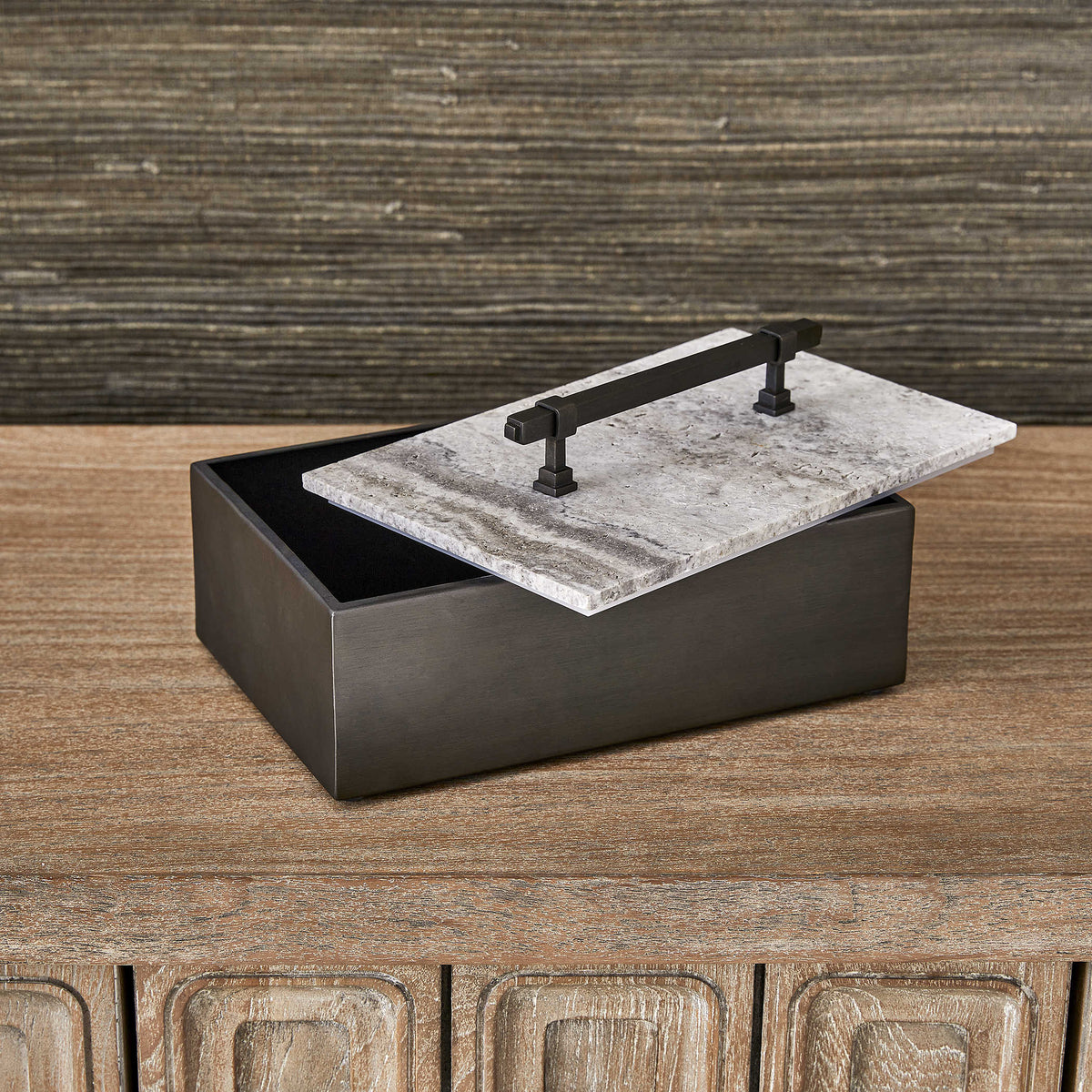 Uttermost Living Travertine Coffer House of Isabella UK