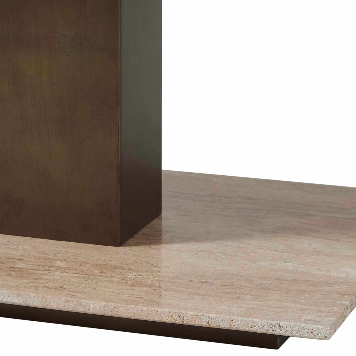 Uttermost Living Travertini 3 Tiered Accent Table House of Isabella UK