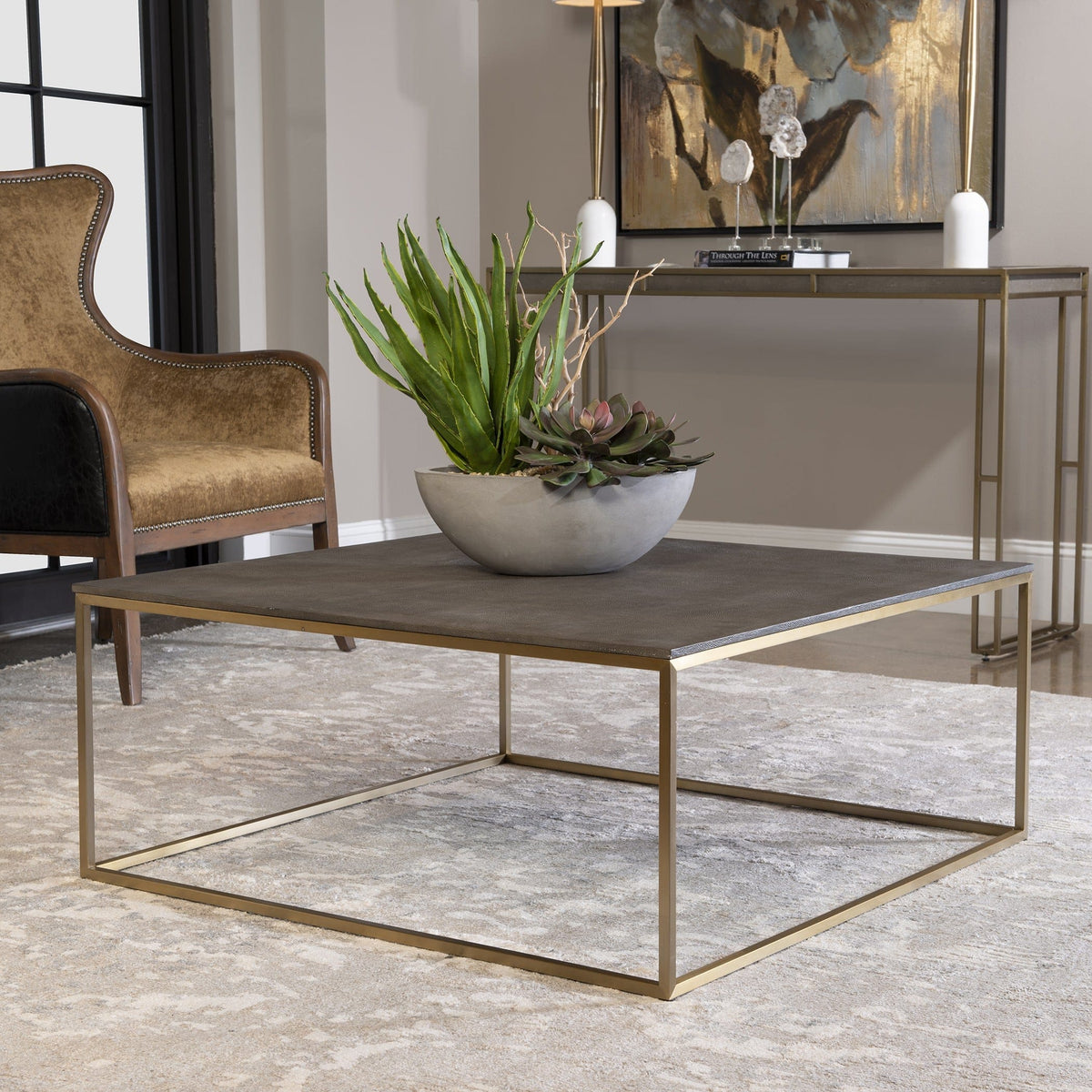 Uttermost Living Trebon Modern Coffee Table House of Isabella UK