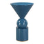 Uttermost Living Trig Blue Accent Table House of Isabella UK