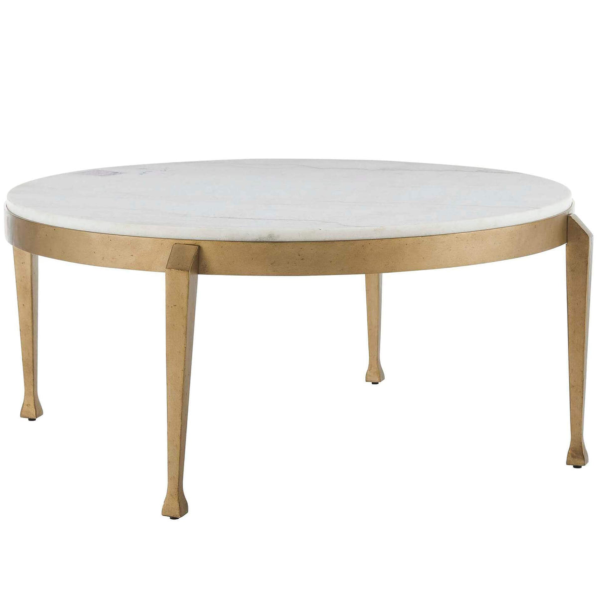Uttermost Living Tylan Round Marble Coffee Table House of Isabella UK