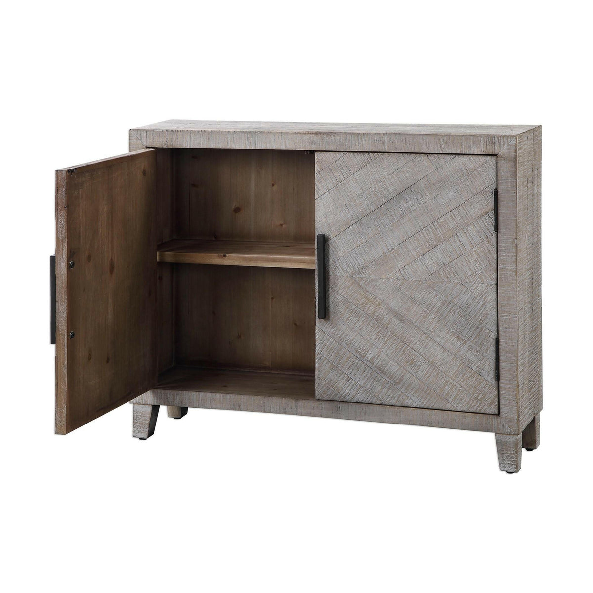 Adalind White Washed Accent Cabinet.