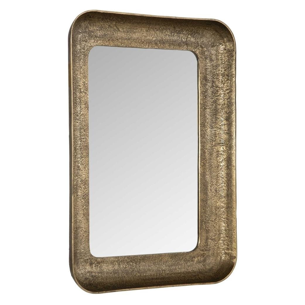 Uttermost Alvaro Antique Brass Mirror.