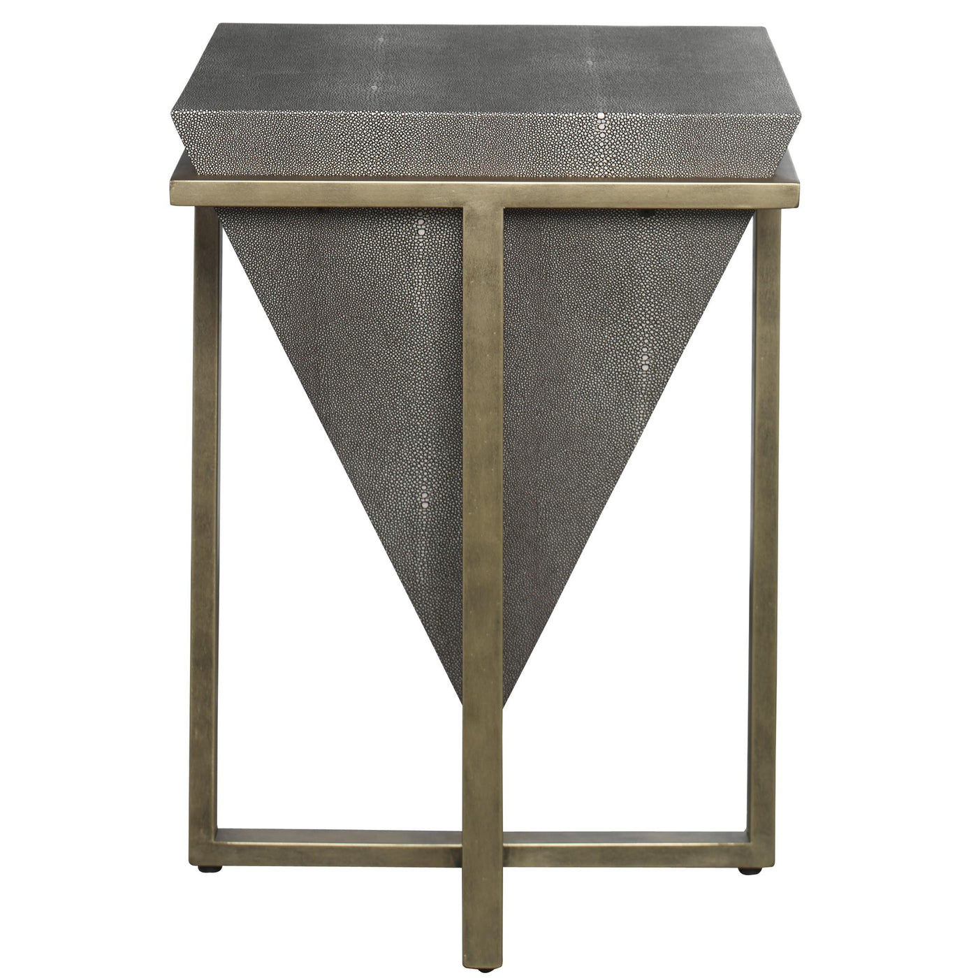 Uttermost Living Uttermost Bertrand Shagreen Accent Table House of Isabella UK