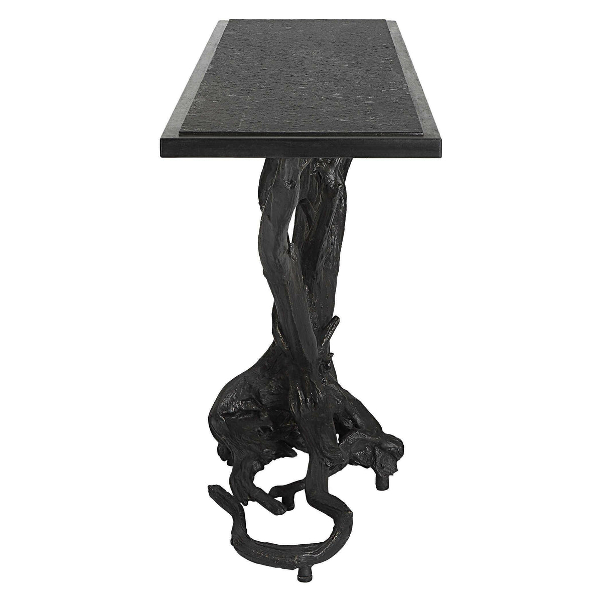 Big Sur Console Table - Bronze/black.