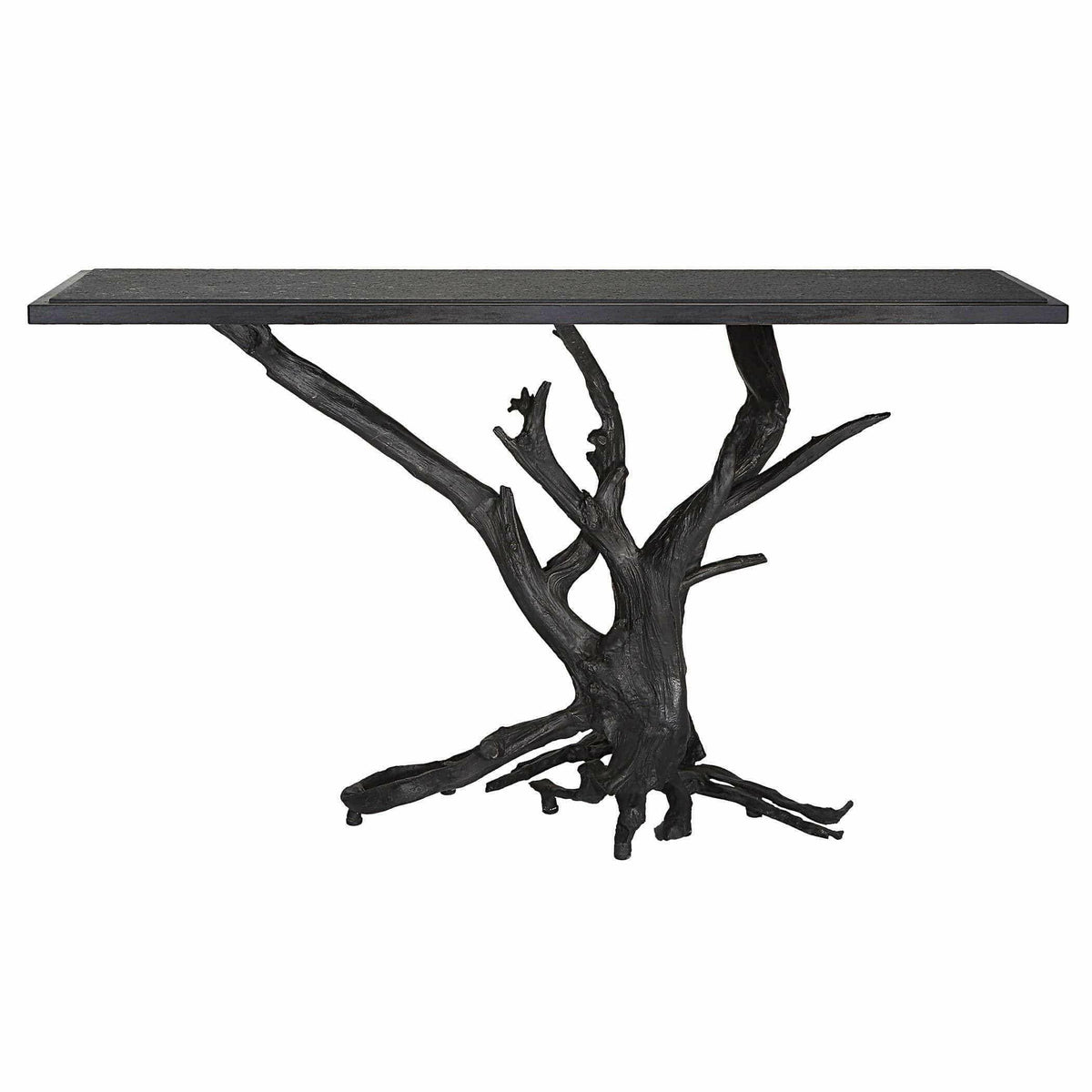 Big Sur Console Table - Bronze/black.