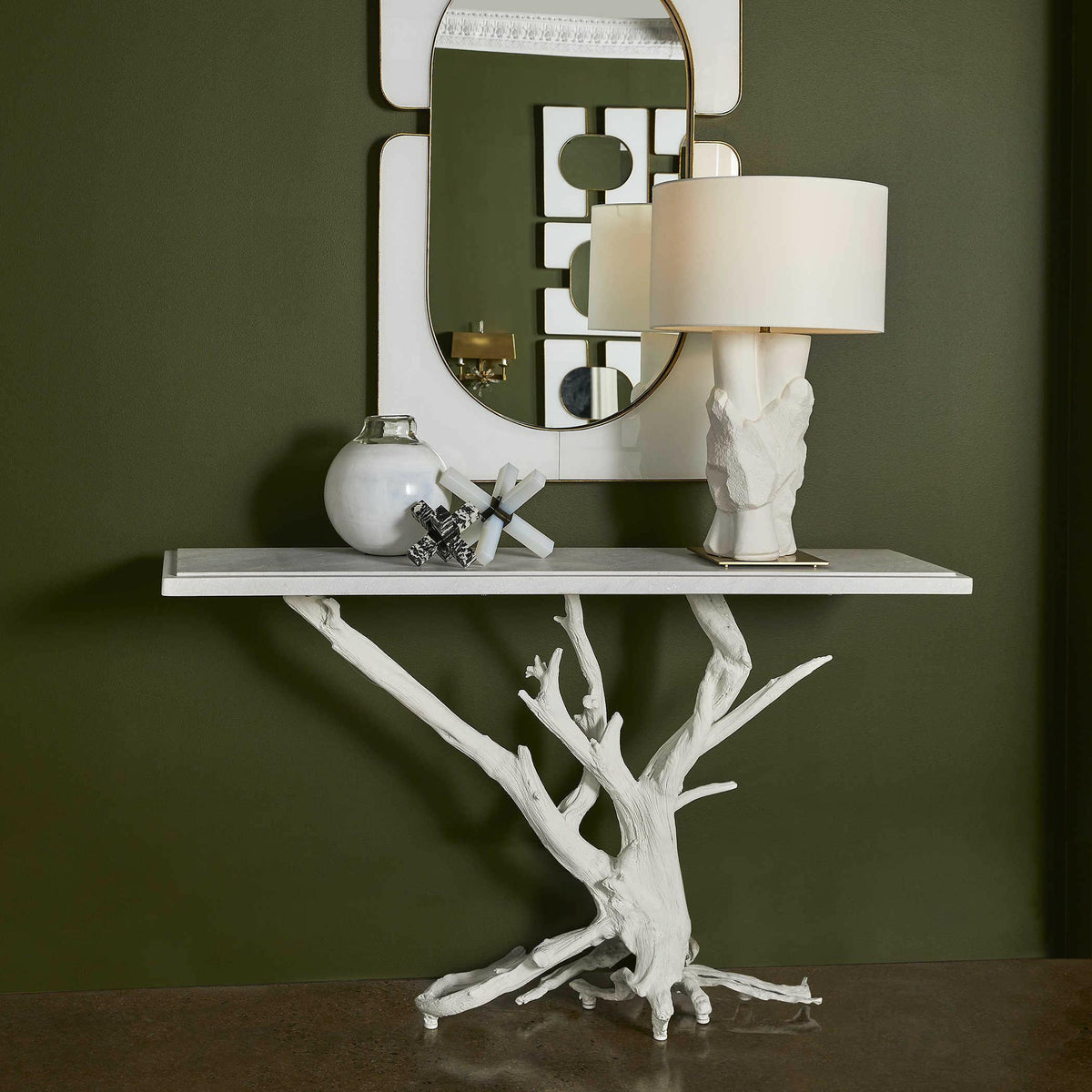 Big Sur Console Table - Matte White.