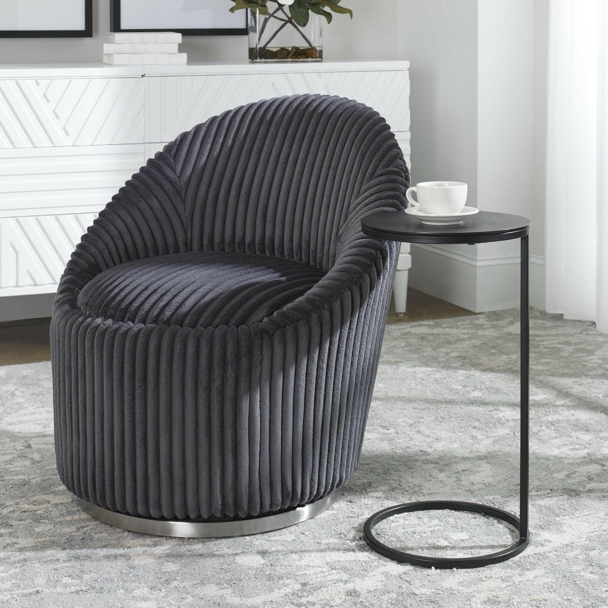 Brunei Round Accent Table.