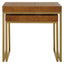 Uttermost Burl-esque Wooden Nesting Tables, Set of 2.
