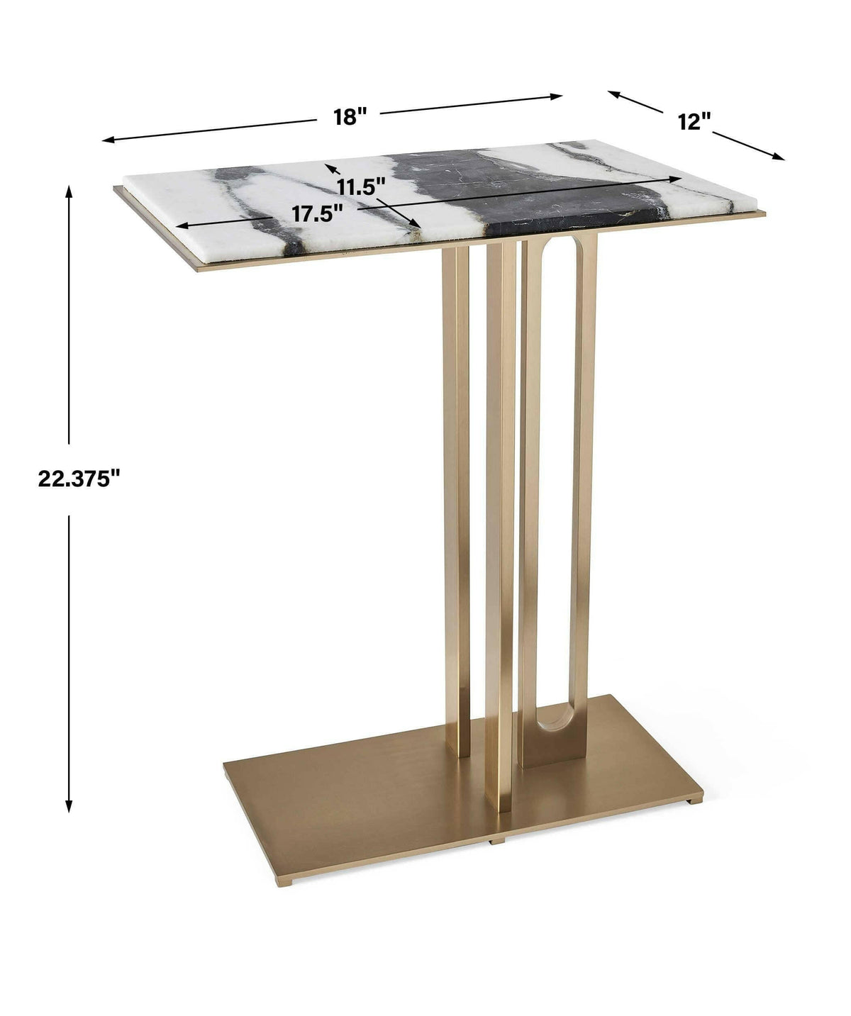 Cantilever Accent Table.
