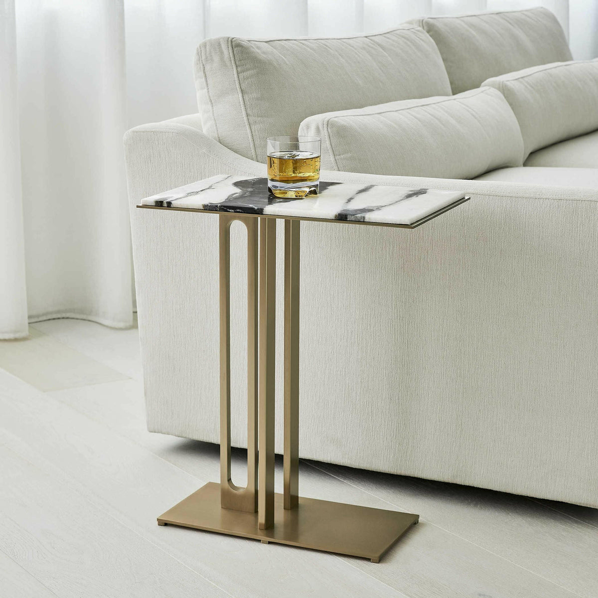 Cantilever Accent Table.