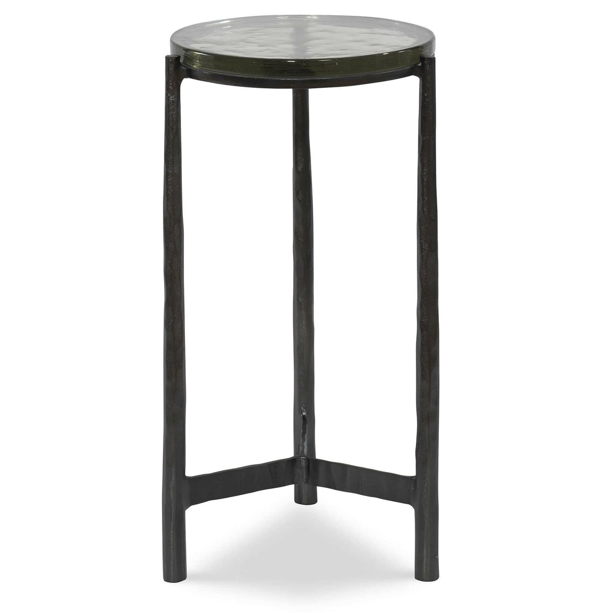 Eternity Iron & Glass Accent Table.