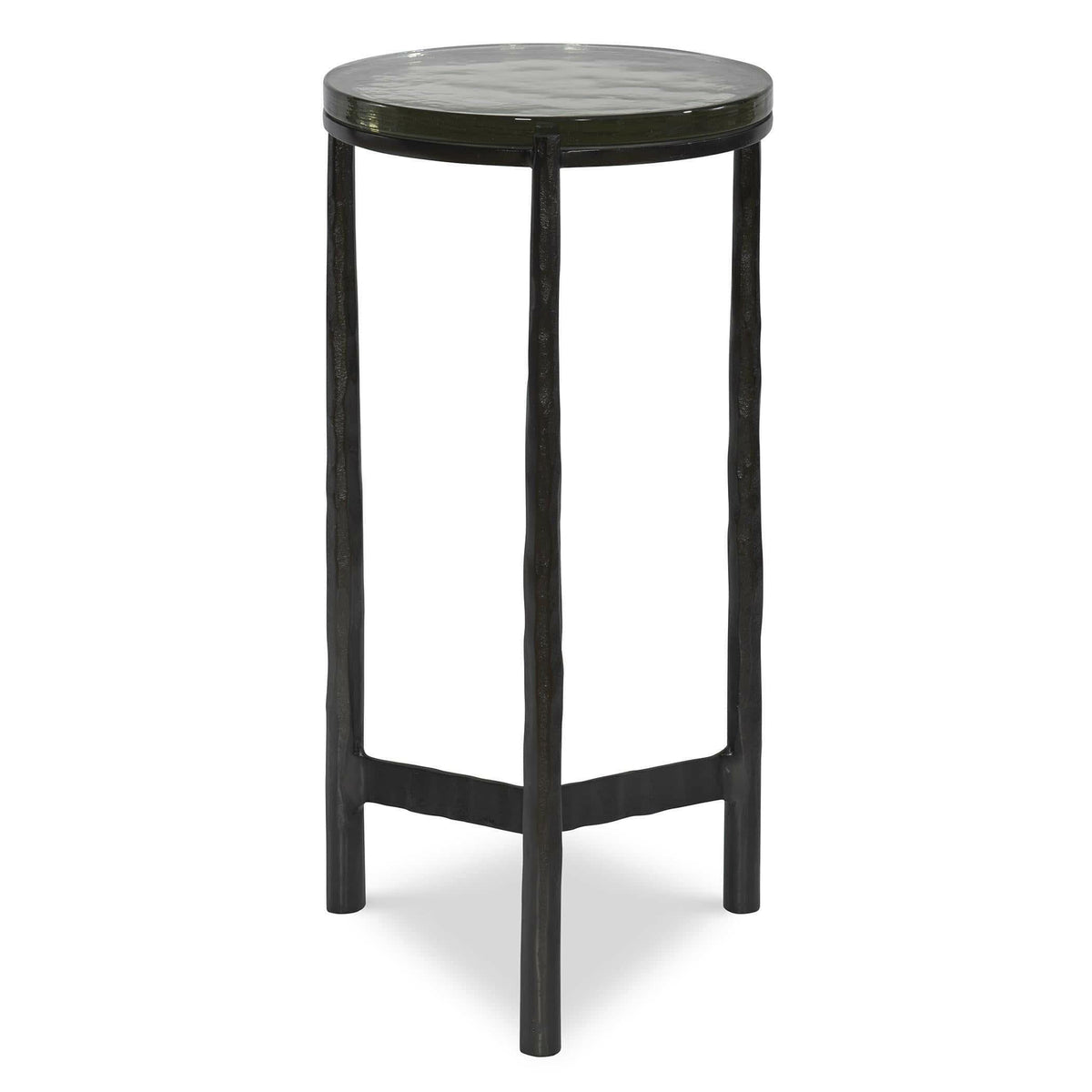 Eternity Iron & Glass Accent Table.