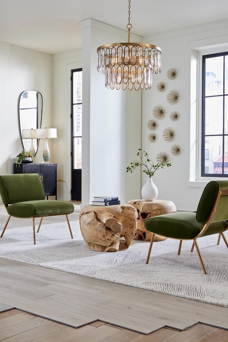 Uttermost Front Range Dark Oak 2 Door Cabinet.