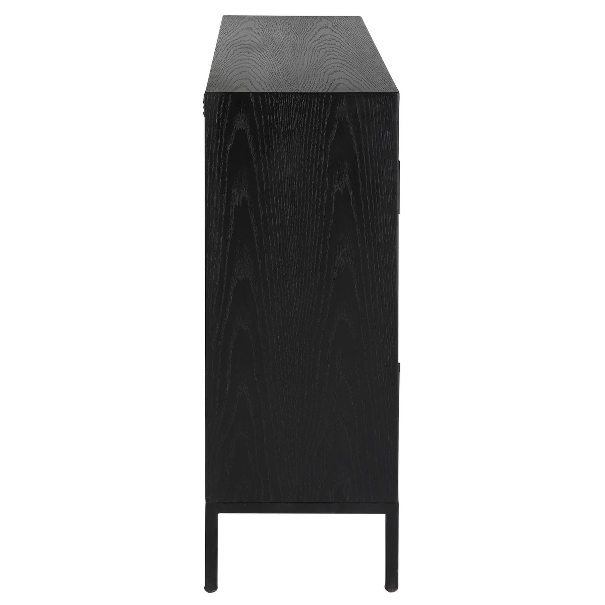 Uttermost Front Range Dark Oak 2 Door Cabinet.