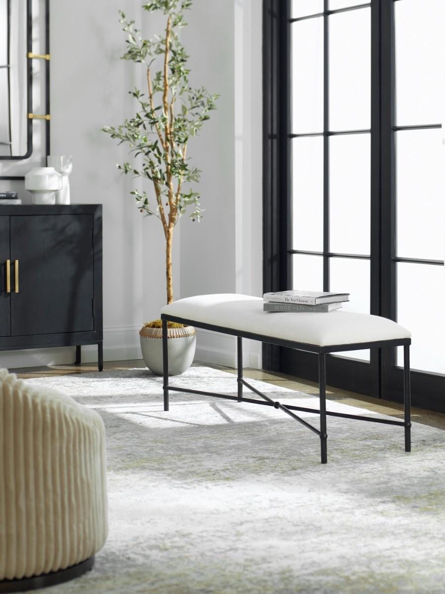 Uttermost Front Range Dark Oak 2 Door Cabinet.