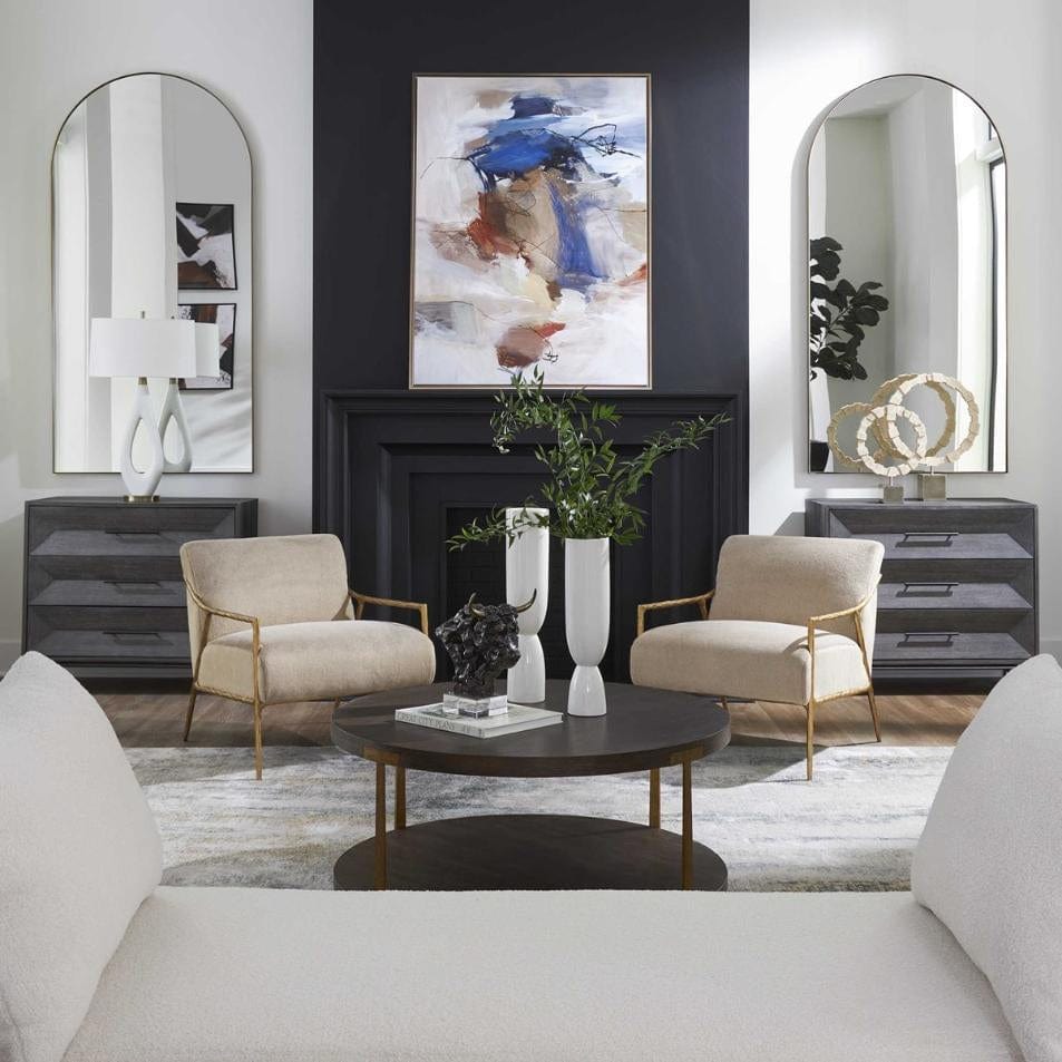 Uttermost Knox Dark Walnut Accent Chest.