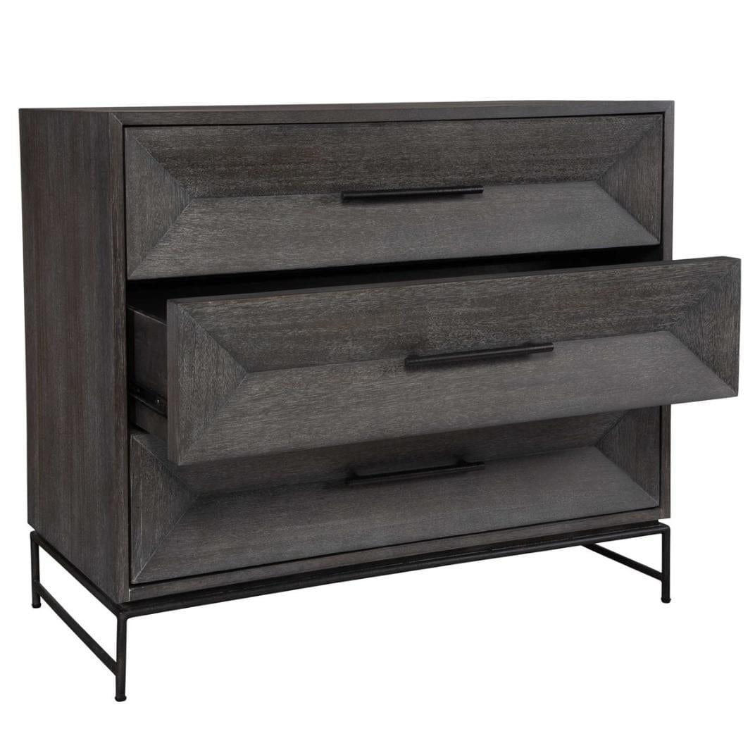 Uttermost Knox Dark Walnut Accent Chest.