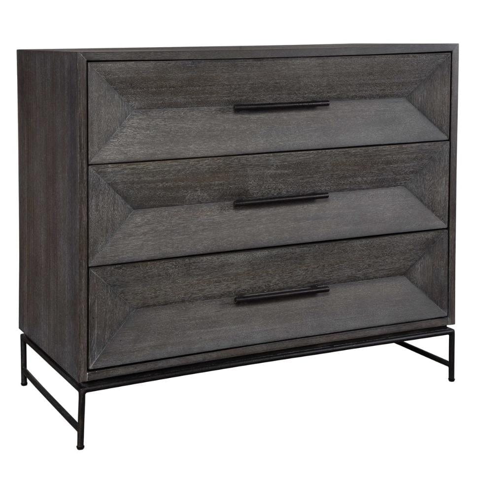 Uttermost Knox Dark Walnut Accent Chest.