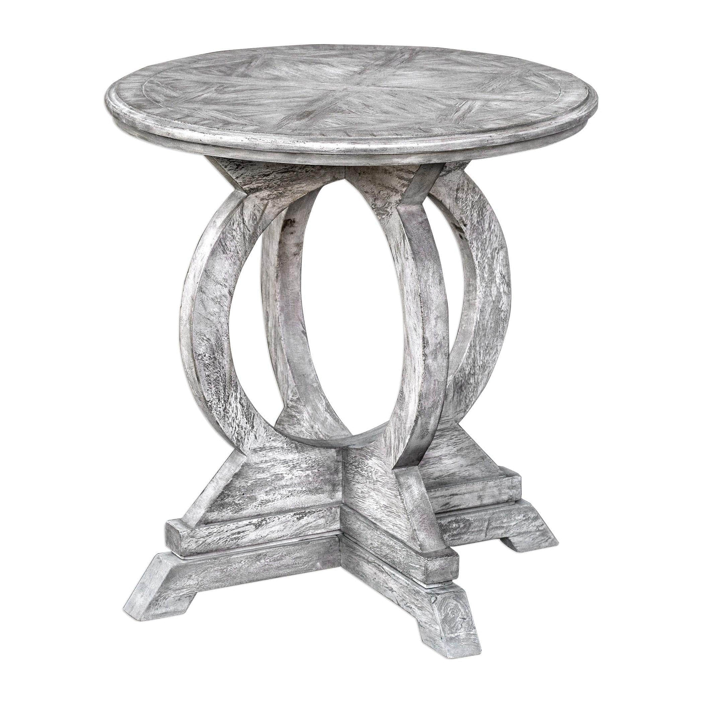 Uttermost Living Uttermost Maiva White Side Table House of Isabella UK