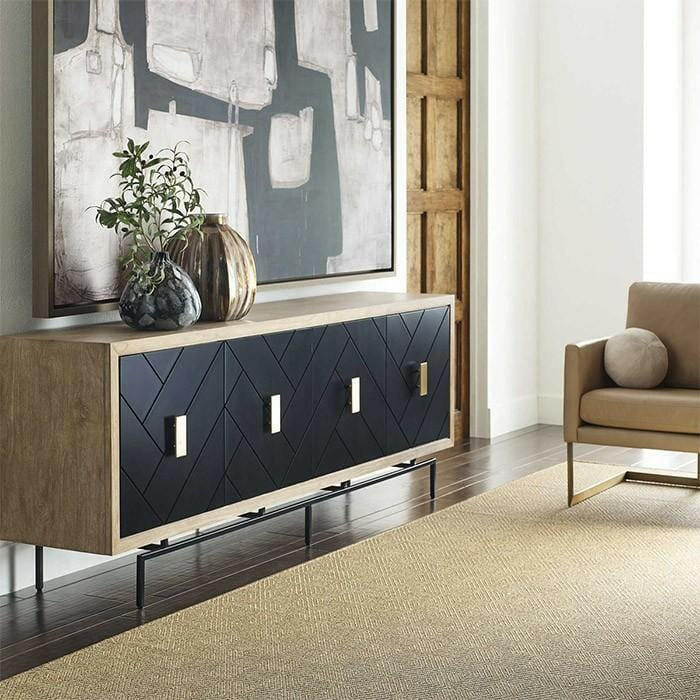 Maize Diamond Rug - Burnt Umber.